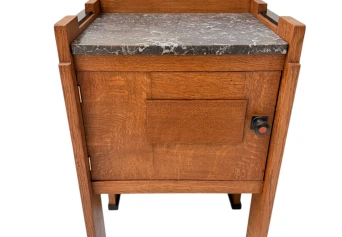 Art Deco Modernist Nightstand or Bedside Cabinet, 1920s